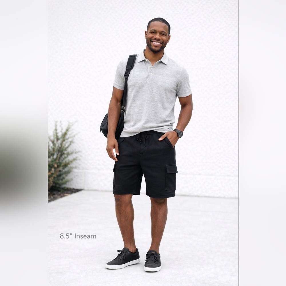 Goodfellow & Co | Men’s Knit Cargo Shorts | Size L | NWT | 8.5” Inseam
